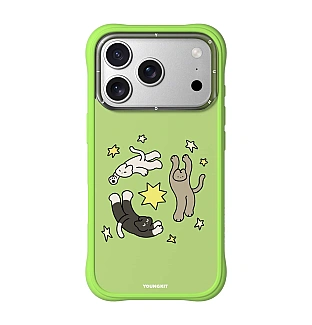 قاب Youngkit یانگ کیت Cat Diary Series سبز